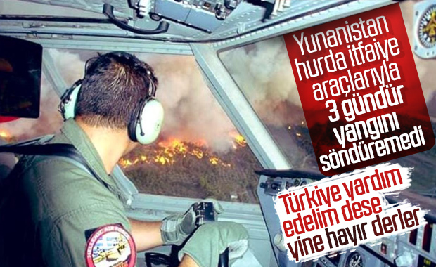 Yunanistan yangınla uğraş edemiyor