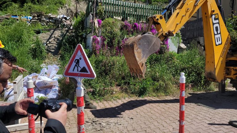 Cumhurbaşkanı Erdoğan’ın doğalgaz kelamı verdiği ilçede çalışmalar sürüyor
