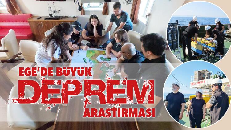 Ege’de büyük sarsıntı araştırması