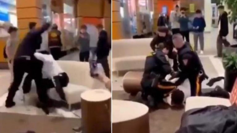 İmajlar infial yarattı! ABD’de gençlerin hengamesine polisten ırkçı müdahale