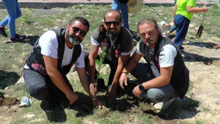 Kayseri’de hassas motosikletçilerden toplumsal farkındalık projesi