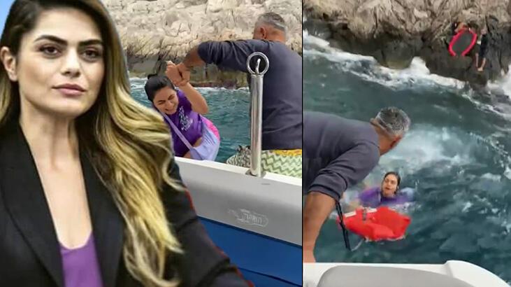 Denizin ortasında dehşet! Tekneleri alabora oldu aralarında ana haber spikeri de var