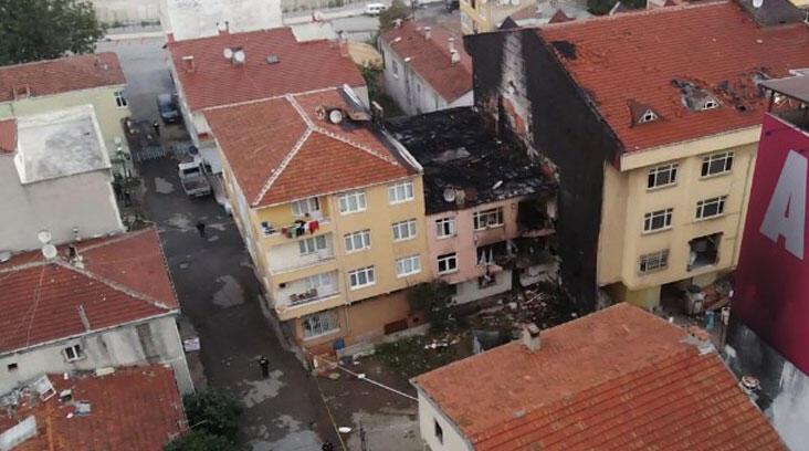 Kadıköy’de patlamanın yaşandığı bina harabeye döndü