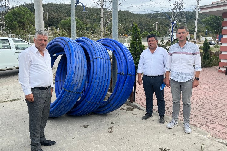 Manisa’dan tarımsal sulamaya boru desteği