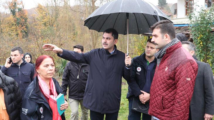 Bakan Kurum’dan ‘Düzce’ açıklaması: Vatandaşlara kira, eşya ve taşınma yardımı yapılacak