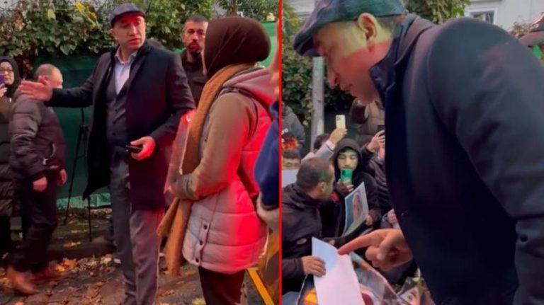 Çin Konsolosluğu önünde eylem yapan Uygur Türklerine “sınır dışı” tehdidi sosyal medyayı ayağa kaldırdı