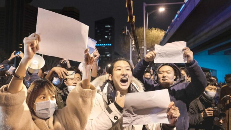 Çin’de isyanın adı ‘A4’ kâğıdı