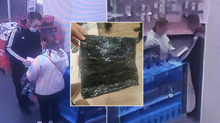 İstanbul’da AVM’de alüminyum folyolu hırsızlık! X-ray cihazında yakalandı
