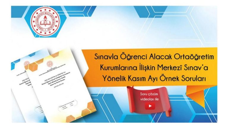 LGS örnek soruları ilk kez videolu çözümleriyle yayında