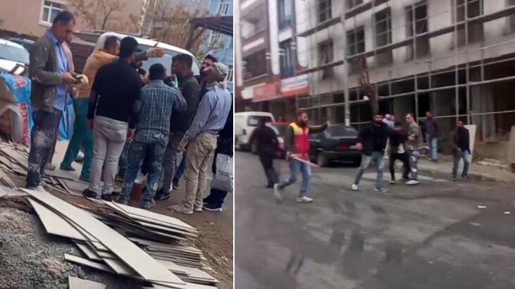 ‘Arabamı çizdin’ kavgasında ortalık savaş alanına döndü