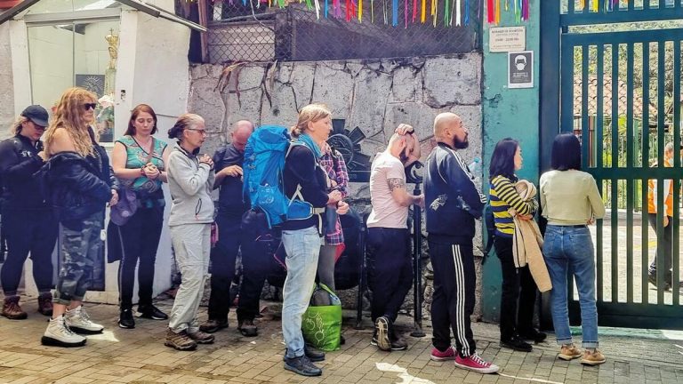 Turistler mahsur kaldı