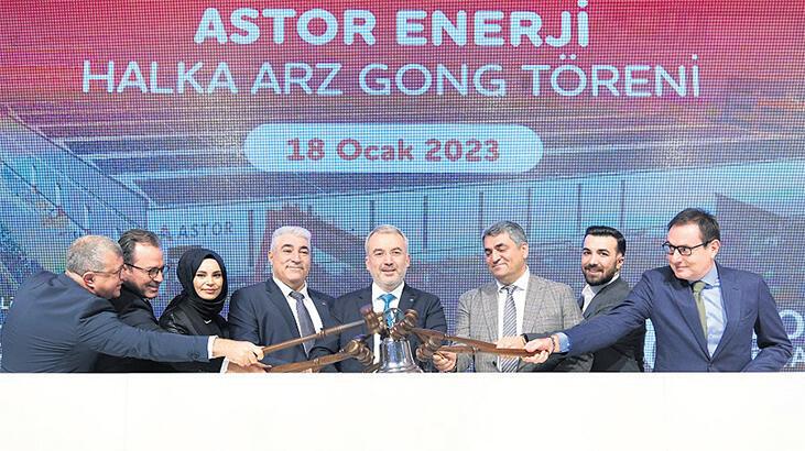 Borsada gong Astor Enerji için çaldı