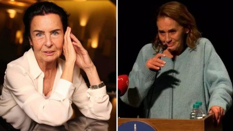 Fatma Girik ölümünün 1’inci yıl dönümünde sevenleri ve dostları tarafından anıldı! Nur Sürer gözyaşlarına hakim olamadı