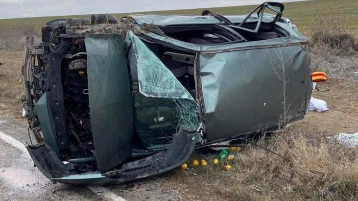 Feci kaza! Takla atan otomobildeki çocuk hayatını kaybetti