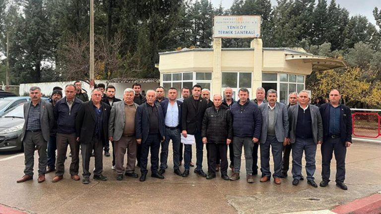 Milaslı muhtarlardan ‘Yeniköy Kemerköy santralleri kapatılmasın’ açıklaması