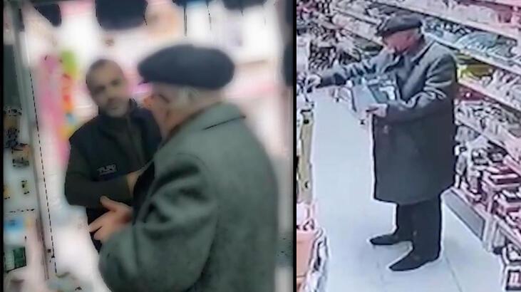 Yaşlı adam çaldığı matkabı paltosuna sakladı, iş yeri sahibi böyle yakaladı