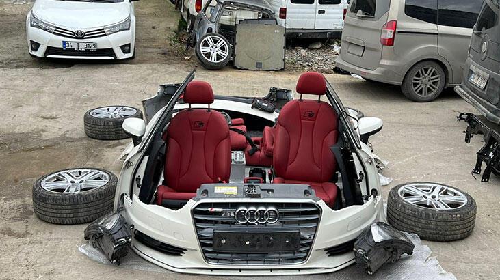 Yedek anahtarı sakladı! Lüks otomobili çalıp, parçalatan eski sahibi çıktı