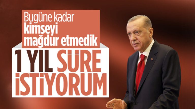 Cumhurbaşkanı Erdoğan: Sarsıntı bölgesini inşa etmek bize nasip olacak