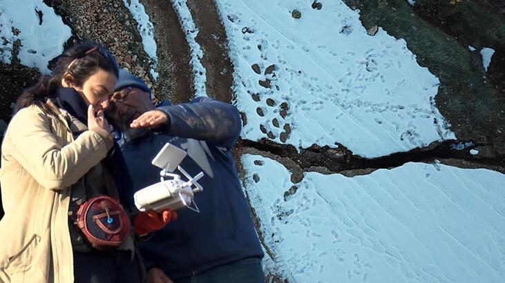 Deprem bilimcilerden bölgede inceleme! Fay havadan görüntülendi