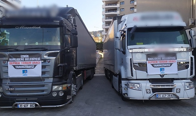 Narlıdere, Sarsıntı Bölgesine Dayanağını Sürdürüyor