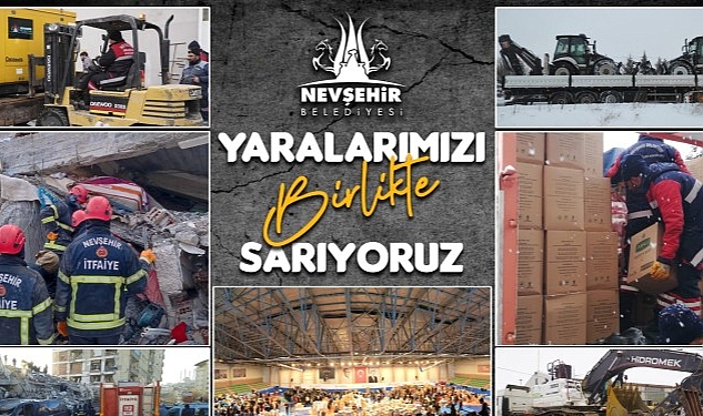Nevşehir Belediyesi Sarsıntı Bölgesi İçin Tüm İmkanlarını Seferber Etti