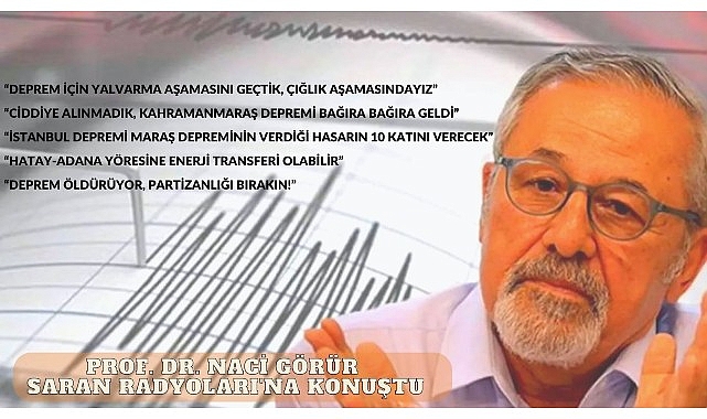 Prof. Dr. Naci Görür: Zelzele İçin Yalvarma Evresini Geçtik, Çığlık Basamağındayız