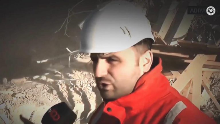 Sarsıntı bölgesindeki madenciden duygulandıran kelamlar