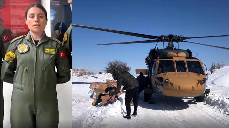 Sarsıntıdan sağ kurtulan pilot çift, afetzedelerin yardımına koştu