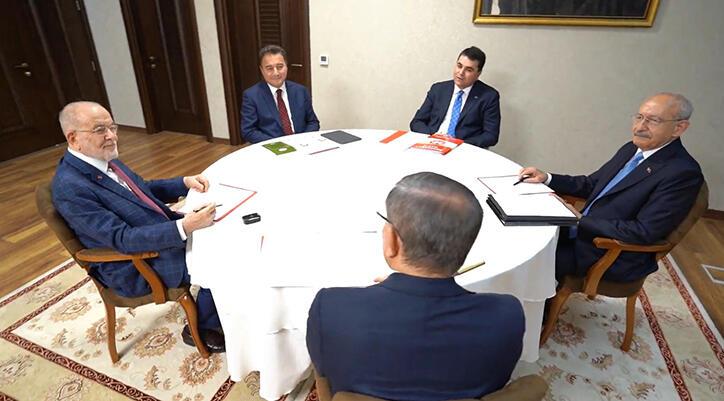 5 liderin Saadet Parti Genel Merkezi’ndeki görüşmesi sona erdi