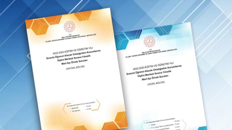 LGS Mart ayı örnek soruları yayınlandı