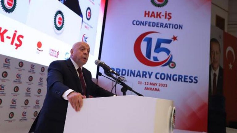 HAK-İŞ Başkanı Arslan: ‘Türkiye Yüzyılı’ emekçinin de yüzyılı olacak