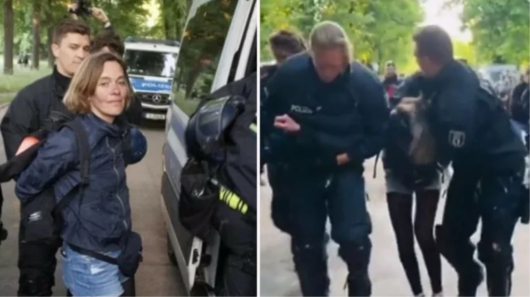 Almanya’da Sol Parti Milletvekili Juliane Nagel, tartaklanarak kelepçelendi