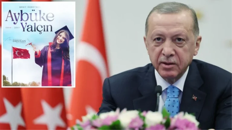 Cumhurbaşkanı Erdoğan, şehit öğretmen Aybüke Yalçın’ı andı