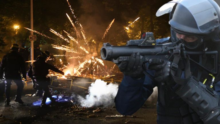 Fransa’daki protestolar Belçika’ya sıçradı! Sokaklar yangın yeri: Yüzlerce gözaltı, sokağa çıkma yasağı