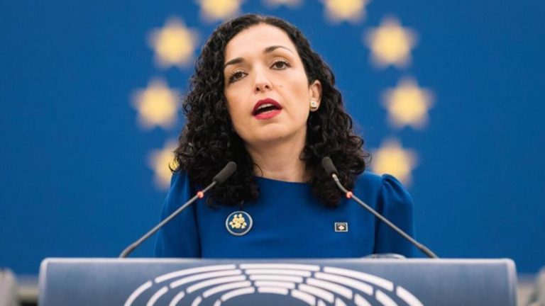 Osmani, AP’ye hitap eden ilk Kosova Cumhurbaşkanı oldu