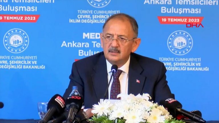 Bakan Özhaseki: Amaç bir yıl içinde bitirmek
