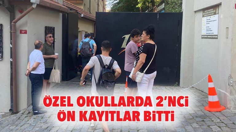 Özel okullarda 2’inci ön kayıtlar bitti