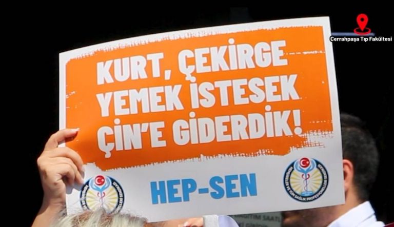 HEP-SEN Uyardı : “Soğuk ve Tuzsuz Yemekler, Kanserojen Tabaklarla Servis Ediliyor”