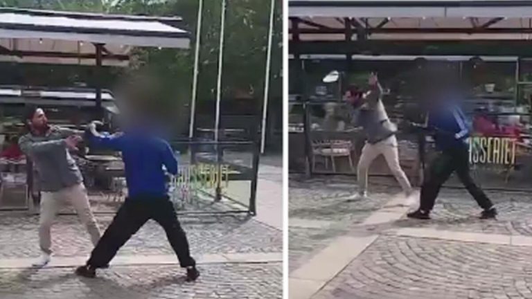 Kur’an-ı Kerim yakan provokatör Momika sokak ortasında dayak yedi