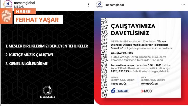 MESAM’ın Kürtçe Müzik Çalıştayı’nın ismi ve tarihi değişti, afişleri kaldırıldı