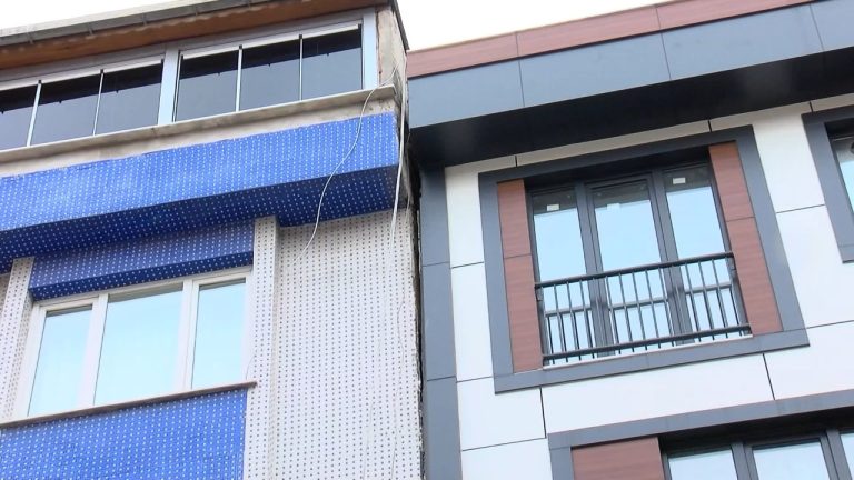 İnşaat çalışması sırasında 2 yeni binada kayma oldu: Çökme tehlikesi var
