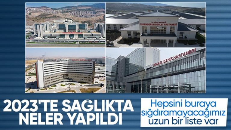 Sıhhatte 2023 raporu! 804 milyon muayene gerçekleştirildi
