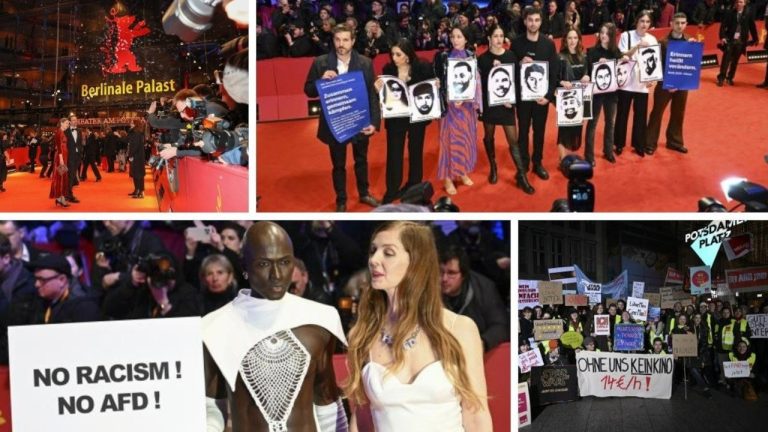 74. Berlin Film Festivali açılışına protestolar damga vurdu