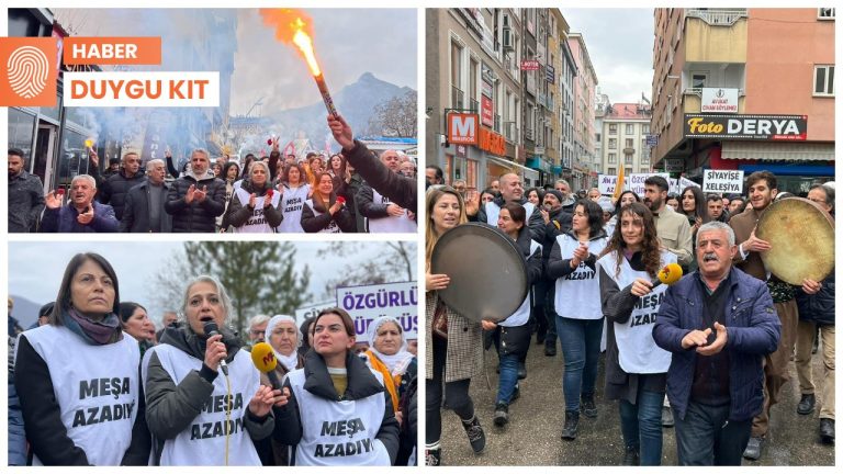 ‘Büyük Özgürlük Yürüyüşü’ Dersim’de: ‘Barışı tecrit altında tutuyorlar’