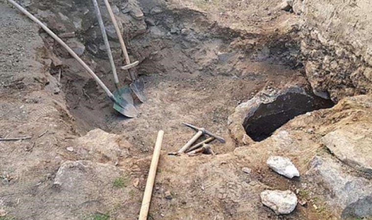 Kaçak kazı yapan şahıslar suçüstü yakalandı