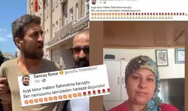 Eşini öldürüp, ‘Gururlu hissediyor’ paylaşımı yapan erkeğin cezası belli oldu