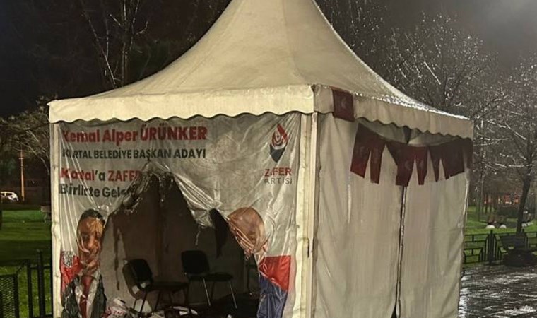 Zafer Partisi’nin seçim çadırı yakılmıştı… 1 kişi gözaltına alındı