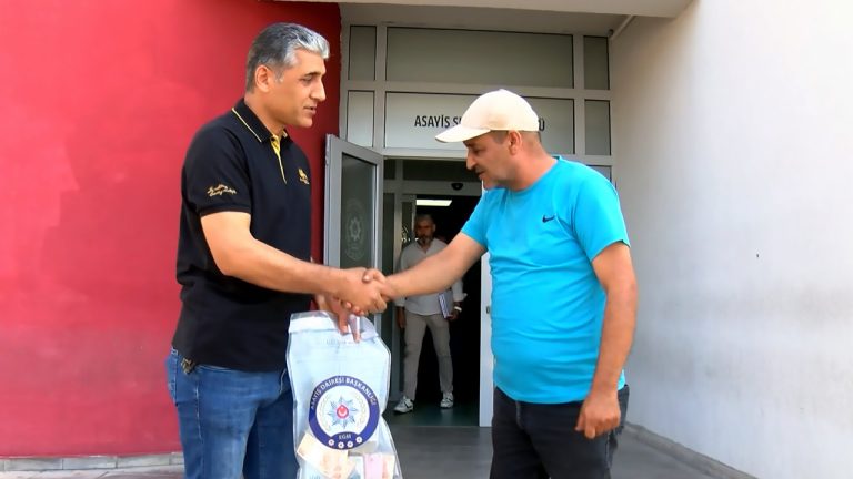 Adana’daki taksici, Şırnak’taki kuyumcunun parasını kurtardı