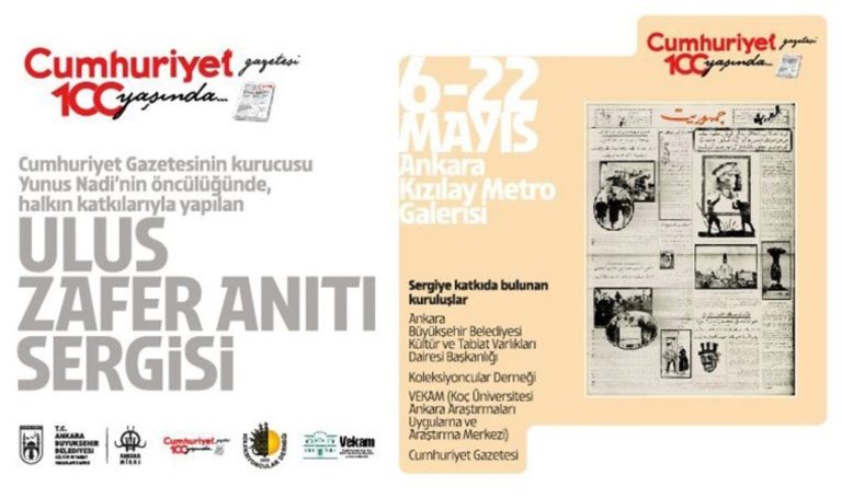 Cumhuriyet gazetesinin 100. yılında Zafer Anıtı Sergisi 6 Mayıs’ta açılıyor