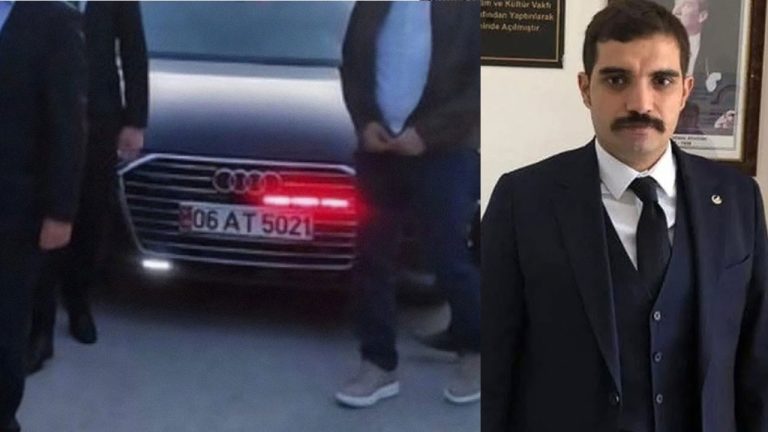 Ülkü Ocakları başkanının makam aracı tetikçiyi sınıra taşımış